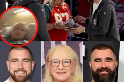Travis Kelce cancelled Texans game plan rushed to the Hospital to support mom” 20mins ago Jason Kelce Shares Sad Health Update About Mom Donna Kelce : Please Pray for my mother /d