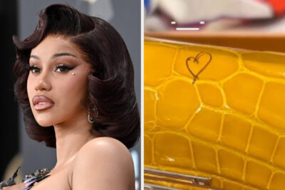 Cardi B reacts in shock after seeing her 6-year-old daughter Kulture draw a heart on her $60,000 Hermes Birkin bag. Netizens are curious/hi