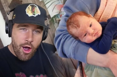 Travis Kelce’s Adorable Reactions to Jason Kelce Showing Off His and Kylie Kelce’s Newborn Daughter Finn on the Latest Episode of the ‘New Heights’ Podcast/hi