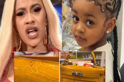 Cardi B has taken a very stern action against her daughter Kulture after she drew on her $60,000 Hermès handbag. Netizens are worried about her./hi