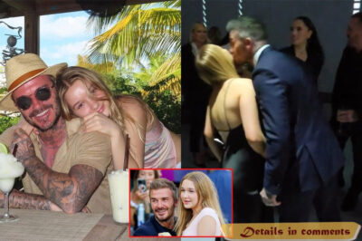 “What is he doing?” Ten years ago, David Beckham defended himself against criticism for kissing his daughter on the lips. But on Thursday night, at the Hugo Boss launch party, 13-year-old Harper Beckham tried to avoid it but still ../hi