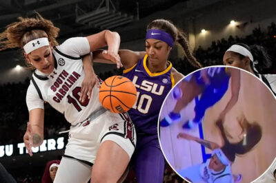 Shocking announcement: Angel Reese commits tactical foul, hits Cardoso in the face! Fans react immediately…(video)/hi