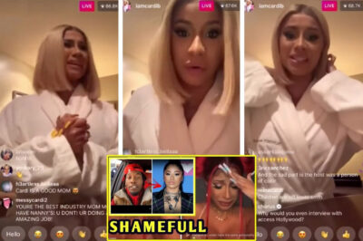 HOT: Cardi B burst into tears during an Instagram livestream after discovering Offset tried to approach her sister, Hennessy. Was this his long-standing betrayal?/hi