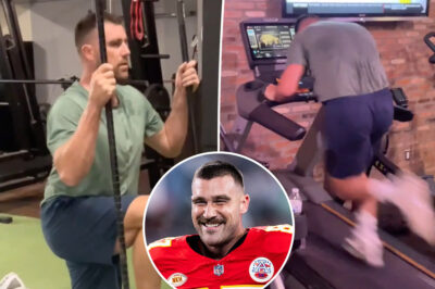 Netizens were surprised when Travis Kelce’s workout partner accidentally revealed a story…/hi