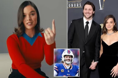 Hailee Steinfeld takes swipe at Bills fans over fiance Josh Allen’s compliment to …/hi