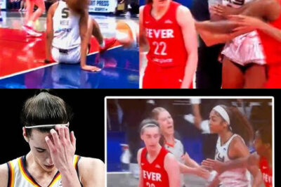 VIDEO: Angel Reese Was About To Knock Out Caitlin Clark After Dirty Foul Knocked Her To The Floor/hi