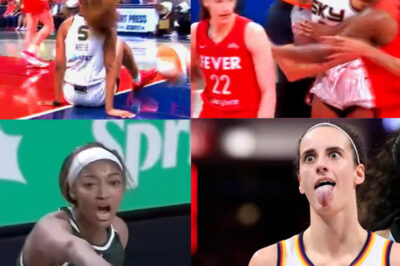 VIDEO shows Angel Reese about to attack Caitlin Clark after a foul that knocked her to the floor. What if no one stopped her? Would Caitlin have won against Angel if they had attacked each other…?/hi