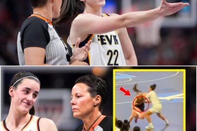 JUST IN: New footage just surfaced—Caitlin Clark was hit harder than anyone realized. These weren’t just fouls… they were assaults. And the ref? Silent, frozen, and now facing serious consequences. The internet is demanding accountability—and this may be the moment that changes everything in the WNBA.