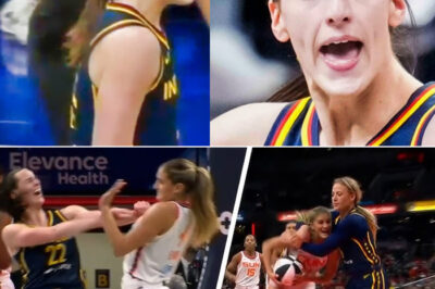 Tensions flare: Caitlin Clark is heavily criticised for her “cheesy” act, which was caught on camera with a strong slap on her…/hi