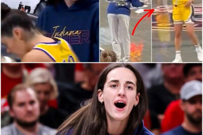 HOT: Kelsey Plum HAS A clear objection to Caitlin Clark’s strange actions on the sidelines of the football field..An exchange between the two stars immediately after that made the field hotter than ever…./hi