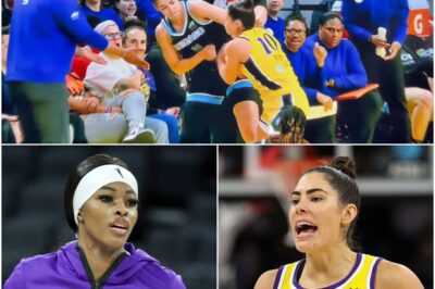 VIDEO: Rickea Jackson lifted Kelsey Plum “as if she were a child” to stop her from fighting with Kia Nurse during the Sparks vs. Sky game.