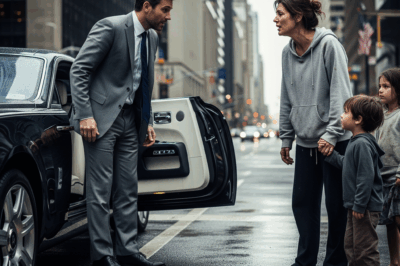 A Rich Man Meets a Tramp and Her Children… and Freezes When He Recognizes Her