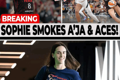 The Indiana Fever Just Sent a Message to the League — and It Came in the Form of a Red-Hot Sophie Cunningham, a Locked-In Caitlin Clark, and a Shocking Beatdown of A’ja Wilson’s Las Vegas Aces.