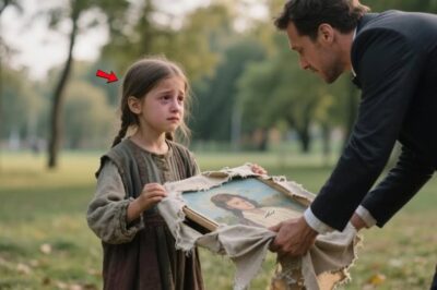 A little girl begs a millionaire to buy an old painting… and the signature takes his breath away!