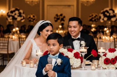 At My Brother’s Wedding, His Wife Publicly Humiliated Me in Front of Everyone. But Before I Could Respond… My 9-Year-Old Son Quietly Took the Mic—And What He Said Changed Everything.