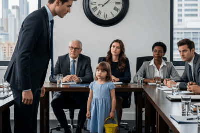 A millionaire CEO was on the verge of losing everything, until the janitor’s 7-year-old daughter came in and changed everything! What happened next silenced even the billionaires.