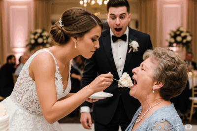 The Groom’s Face Turned Pale: The Bride Threw Cake at Her Mother-in-law as Guests Screamed