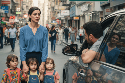 Billionaire sees his ex-girlfriend whom he abandoned 6 years ago waiting for an Uber with three children identical to him, what he did not know was that those children were Julián Castañeda
