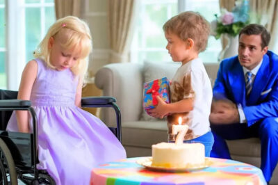 No one went to the CEO’s paralyzed daughter’s seventh birthday party until a poor boy asked, «Can I join you?» And their lives changed forever that day.