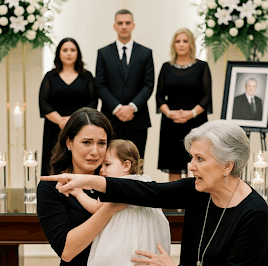 Right in the middle of her son’s funeral, the mother-in-law chased her daughter-in-law and granddaughter out of the house because she was afraid of being a burden. 15 years later, the granddaughter returned, leaving the whole family stunned./hi