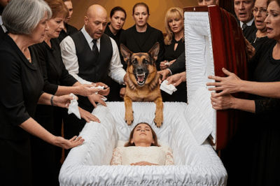 The dog guarded the young girl’s coffin for 3 days and refused to leave – the forensic team came to check and discovered a shocking truth/hi
