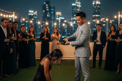 A Proud Billionaire Poured Wine Over a Janitor’s Head — But Just 10 Minutes Later, He Paid a Huge Price…