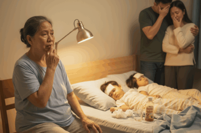 That night, both granddaughters had a high fever, but the grandmother firmly refused to let them be taken to the hospital. The next morning, when the parents were crying desperately while calling for a doctor, who could have imagined that all this time the grandmother had already been…