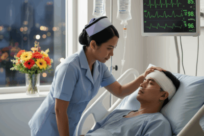 The nurse stole a kiss from a vegetative billionaire because she thought he would never wake up, but she unexpectedly hugged him…