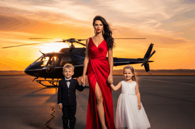 Husband Kicked His Wife Out, 8 Years Later She Returned With a Helicopter and Two Little Girls…