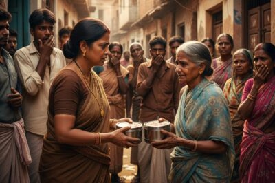 The neighbor brought food to the whole boarding house every day. When the whole village had to be hospitalized, they were surprised to realize the real conspiracy inside./hi