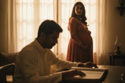 Three months after the doctor told me my husband was infertile, I unexpectedly became pregnant. He looked at me suspiciously, and I trembled with fear, clutching my stomach with both hands. And then the terrible thing happened./hi