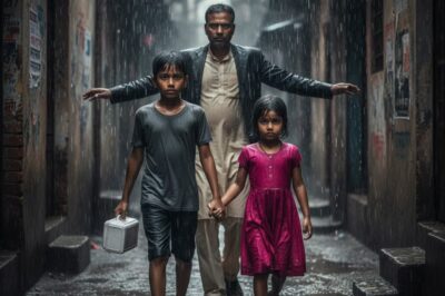 Two brothers asked for leftover rice to run home to feed their bedridden mother – unexpectedly met their father who is now a billionaire./hi