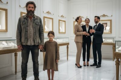 A poor single father entered an expensive shop holding his daughter’s hand – the employees made fun of him, but within minutes the shop owner recognized him and a truth was revealed that no one had imagined./hi