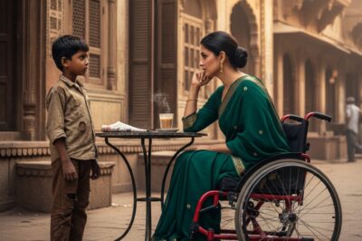 “A slum child and a paralyzed millionaire woman”/hi