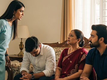 My monthly salary is 35,000 rupees, and my mother-in-law forced me to give my brother-in-law 20,000 rupees. She also said: “If I don’t, we’ll divorce,” which was all I said, leaving the entire family speechless./hi