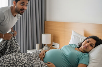 6 months pregnant wife refuses to get out of bed, husband lifts blanket on suspicion, husband trembles after seeing the scene./hi