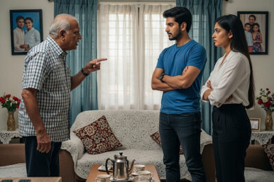 Whenever my father and I argued, my wife would say just one sentence, and my father-in-law would immediately shut up. Later, I learned that she knew his terrible secret./hi