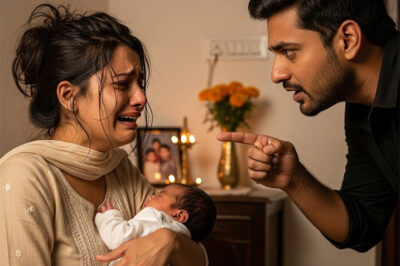 After giving birth, my hormones changed. My husband kept saying I smelled bad: “You smell bad. Go sleep on the living room couch.” I just whispered something that embarrassed him./hi