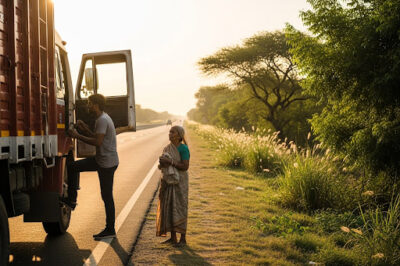 Feeling pity for the old woman in the sun, the driver gave her a lift, but 10 minutes later, something terrible happened to the driver…/hi
