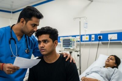 While taking my wife to the emergency room, the doctor’s face turned pale and he called me into the room and told me the secret and said: “Look at this and call the police immediately.”/hi