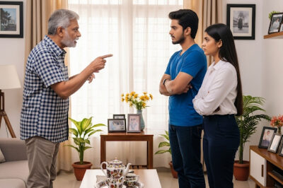 Whenever my father and I argued, my wife would say just one sentence, and my father-in-law would immediately shut up. Later, I learned that she knew his terrible secret./hi