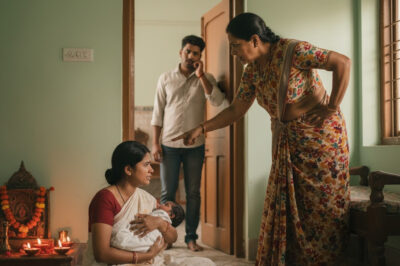 I never imagined that the day I welcomed my first child would be the beginning of the biggest emotional crisis of my life. And I also never imagined that the two most important women in my life, my mother and my wife, would clash at that very moment./hi