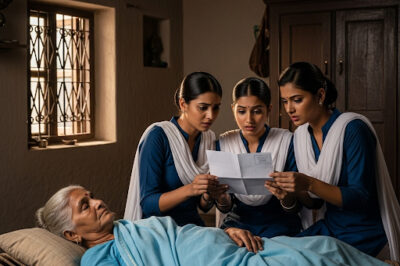 What alarmed us most was the fact that the money she had saved throughout her life—said to be around 1 million rupees—was eagerly waiting to be distributed, but whenever Amma visited her children and grandchildren, she wouldn’t say a word about the money. She would just smile and say,/hi