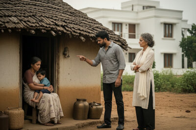 I sent my wife to sleep in the warehouse because she dared to argue with her mother-in-law. When I opened the warehouse door early that morning and saw this scene, I was stunned./hi