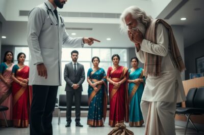 The person who was pushed out of the hospital by the doctor, bought the entire hospital in one call./hi