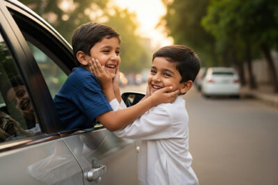An eight-year-old boy rescued a child from a locked car, causing him to be late for class and get scolded – but something unexpected soon happened 😢😢/hi