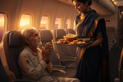 The elderly man, dressed in plain clothes, was denied food on the plane. After landing, he did something that shocked the entire crew./hi