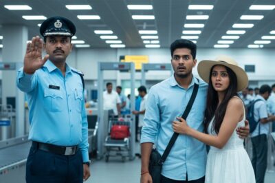 My husband secretly took my bank card to take his girlfriend on a trip. When we arrived at the airport, the customs officer rudely uttered a sentence that embarrassed us both./hi