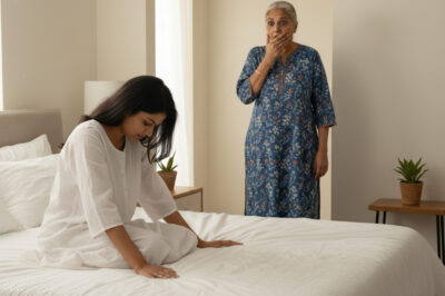 The young daughter-in-law changes the bed sheets every day…until one day her mother-in-law walks into the room and makes a horrifying discovery…revealing a terrible secret./hi