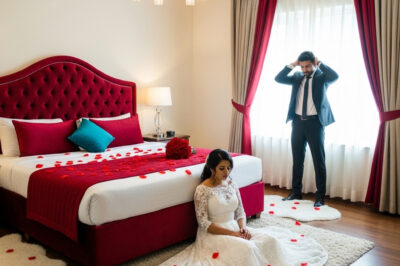 On our wedding night, looking at my husband, I shuddered to understand why my husband’s family gave me a lakeside villa worth around Rs 7 crore to marry a poor wife like me…/hi
